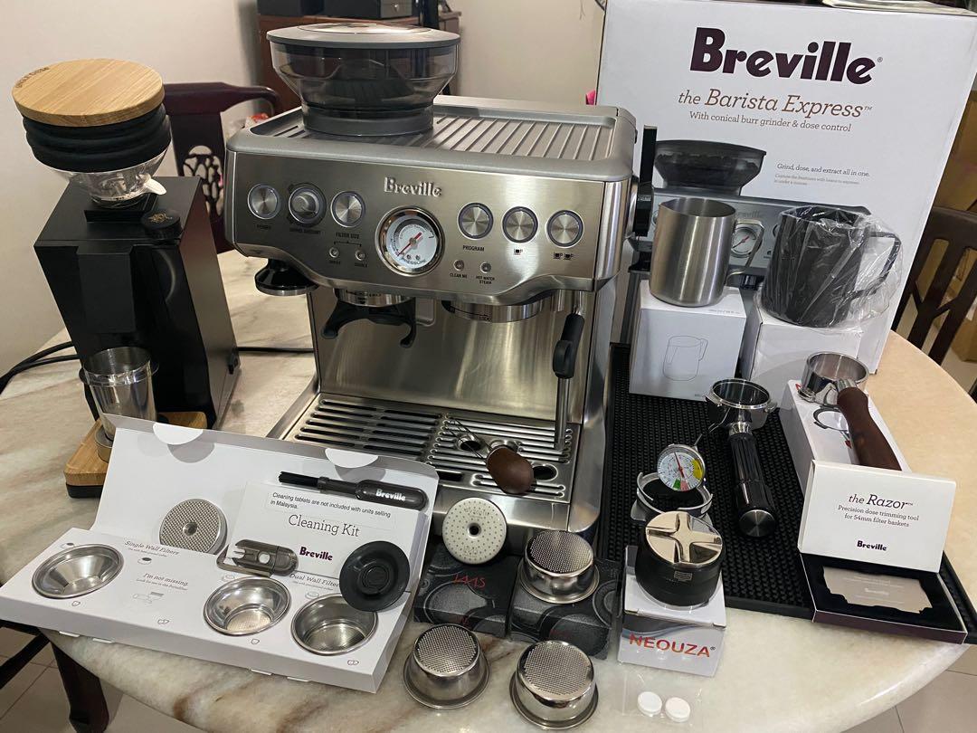 Breville Barista Express Bes870, TV & Home Appliances, Kitchen Appliances, Coffee  Machines & Makers on Carousell