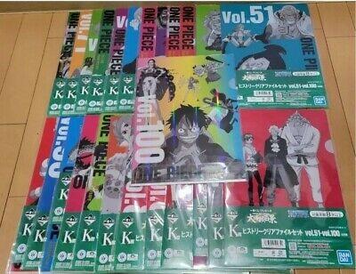 Buying WTB Ichiban Kuji One Piece WT100 Prize K A4 Clear File Set Vol. 51 -  100 Full Set