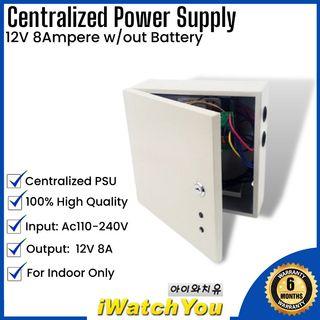 Centralized Power Supply DC12V 8A w/out Battery