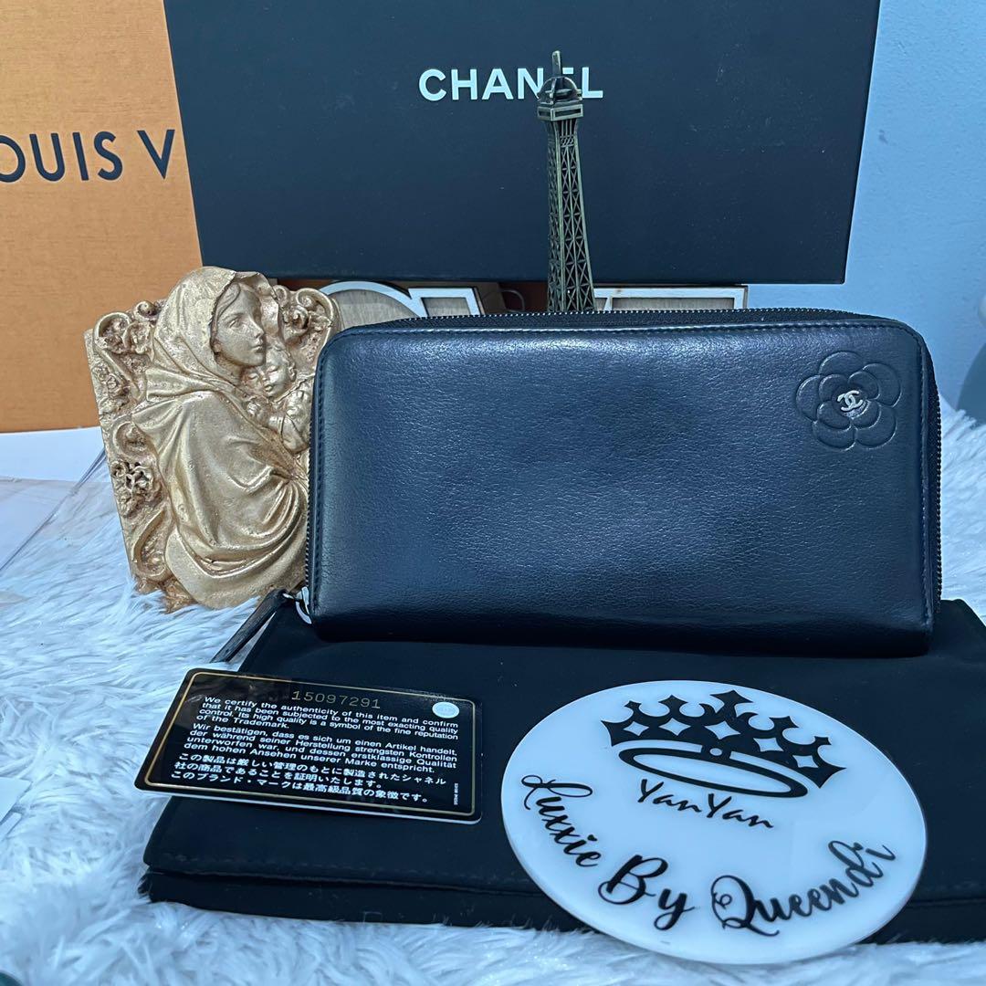 URGENT SALE!!! Authentic Chanel Long Wallet, Luxury, Bags & Wallets on  Carousell