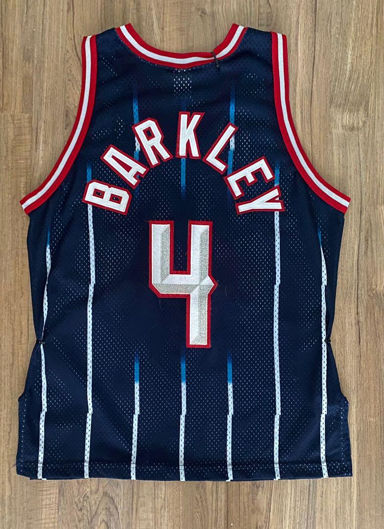 VTG Charles Barkley Houston Rockets NBA Champion Jersey RARE Size