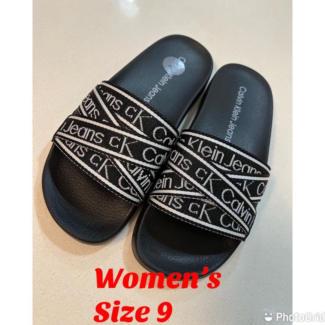 CK SLIDES, Women's Fashion, Footwear, Slippers and slides on Carousell