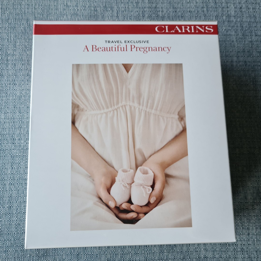 Clarins beautiful pregnancy travel exclusive, Babies  Kids, Maternity Care  on Carousell