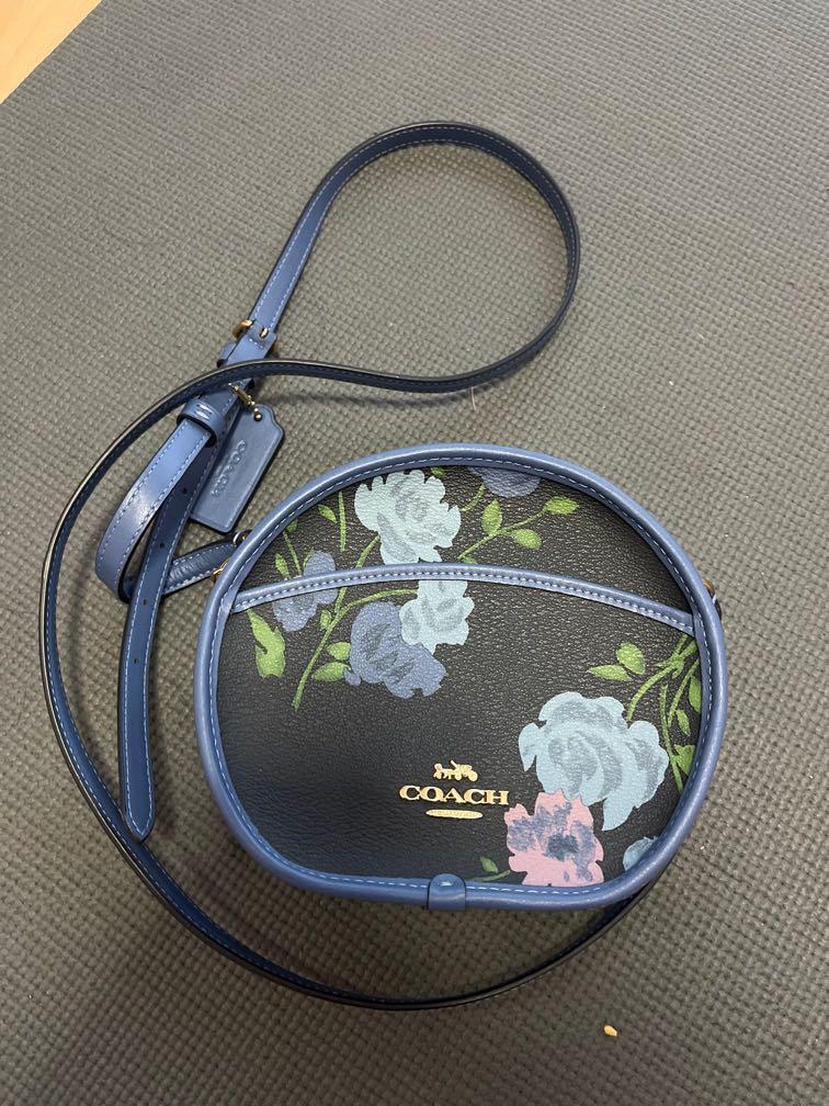 Coach Canteen Crossbody in Blue Floral