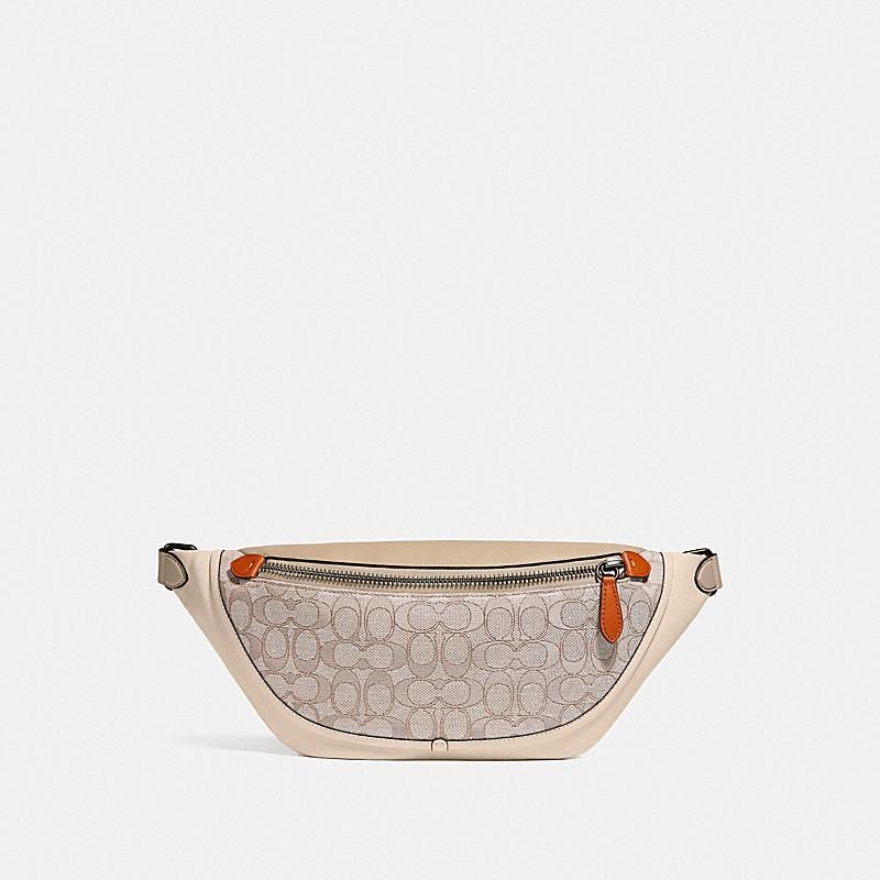 Coach signature sales belt bag