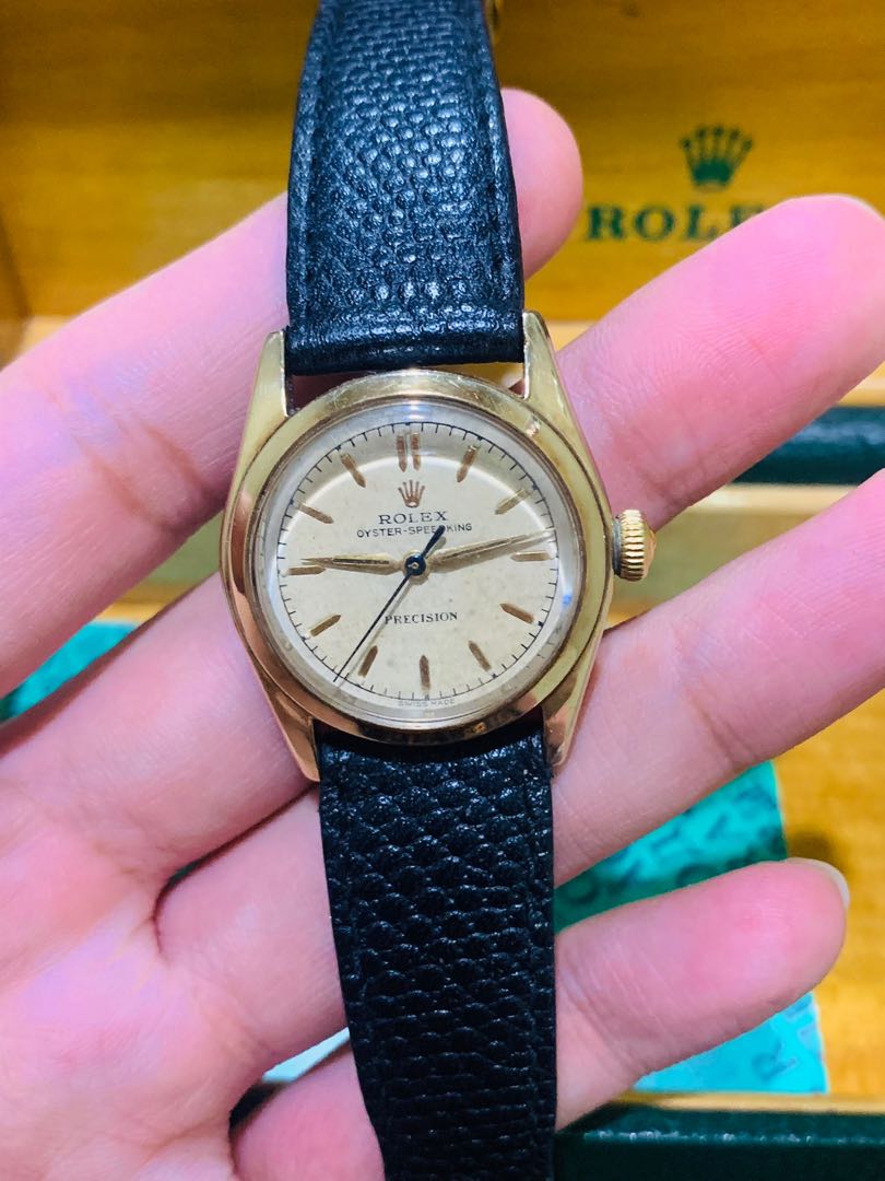 Collectable Item收藏品) ROLEX Oyster Speed King Precision 5056 30mm Vintage  Watch •Rare Super Balance Movement 稀有原装机芯 •Original Crown, Men's Fashion,  Watches \u0026 Accessories, Watches on Carousell