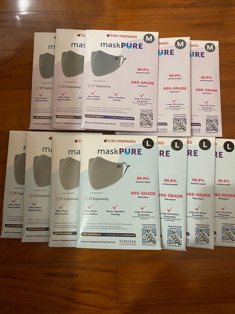 DET30 Temasek Foundation MaskSafe Stayprepared N95 reusable cloth