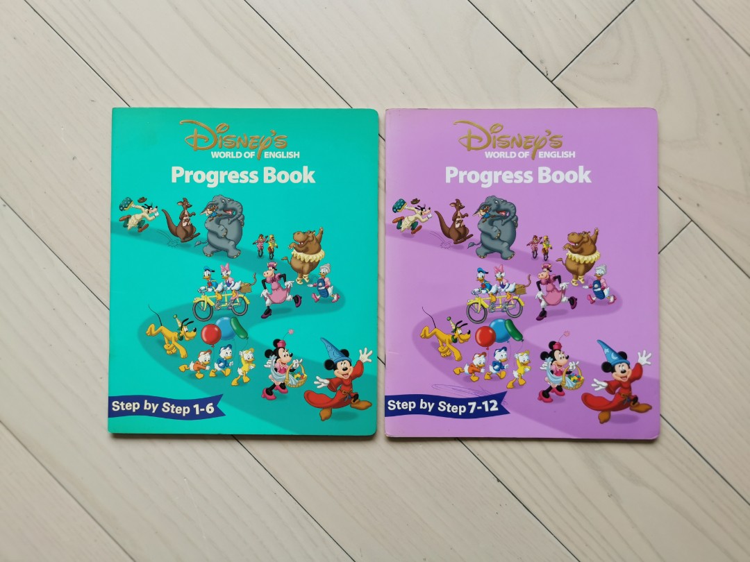 Disney's World of English Progress Book, Step by Step 1-6, 興趣及