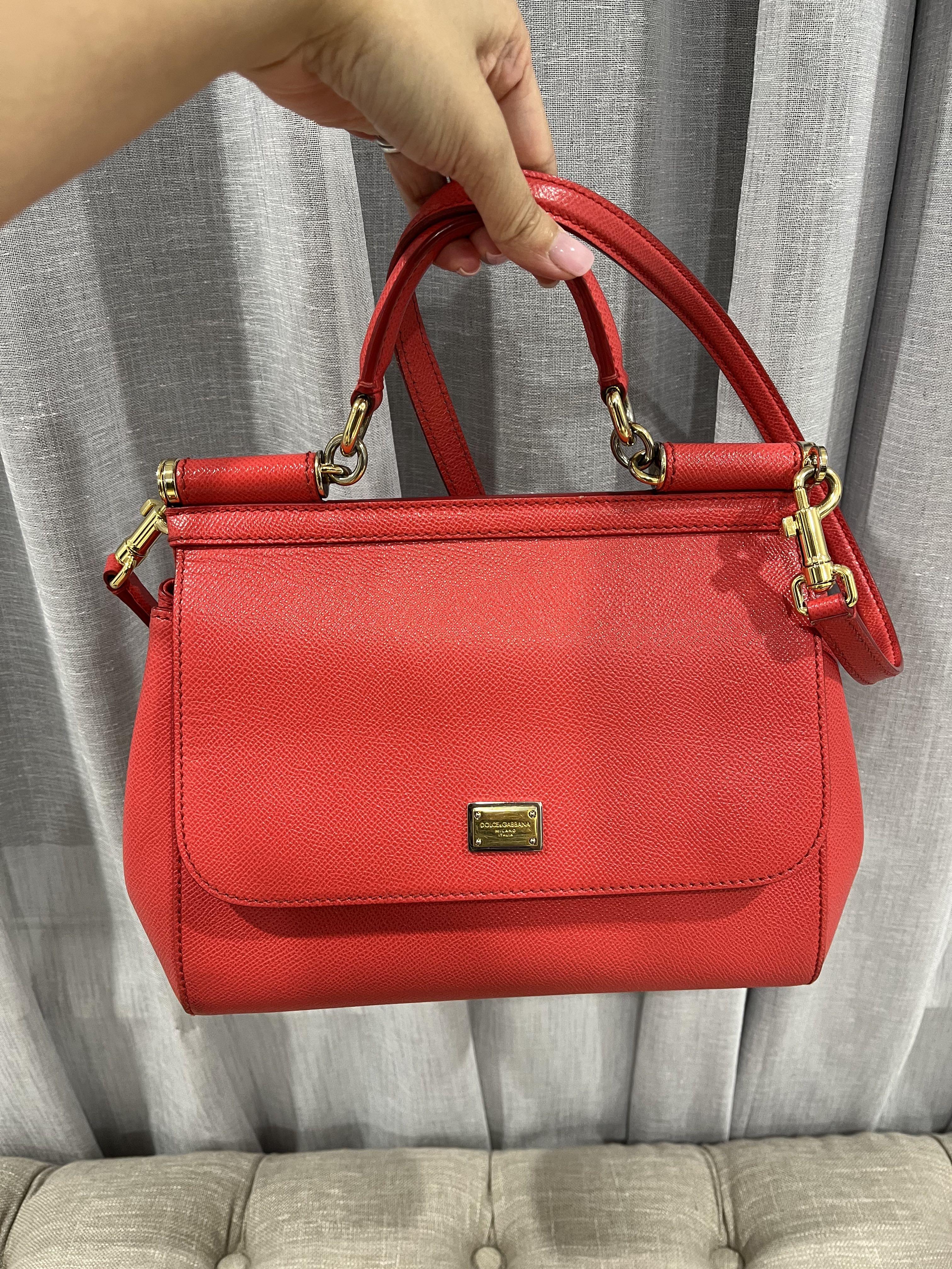 Dolce & Gabbana Medium D&g Sicily Bag in Red