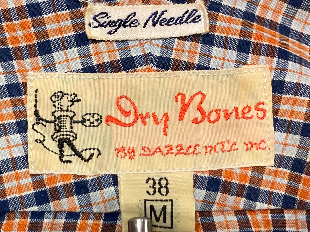 Dry Bones Japan Single Needle Pull Over shirt, Men's Fashion, Tops