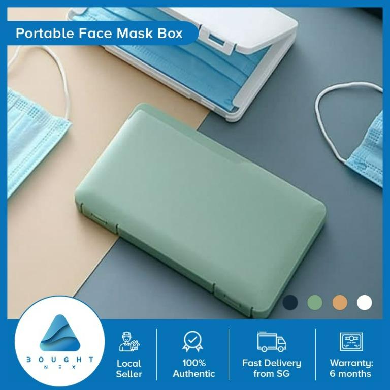 5.1 5.1 Plastic Storage Box for Disposable/Cloth Coverings Holder Case Reusable Portable Dust-proof Storage Boxes 2 Pcs yellow 