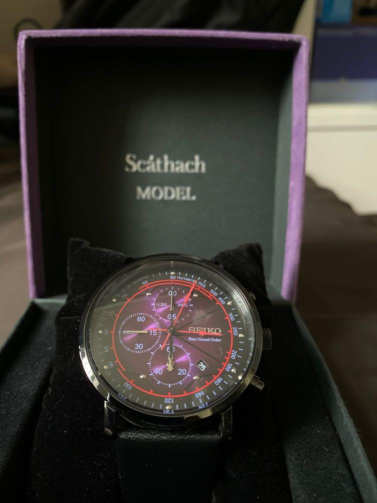 Fate/FGO x seiko (Scathach Model), 男裝, 手錶及配件, 手錶- Carousell
