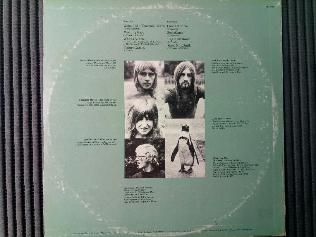 Fleetwood Mac LP Vinyl Plaka (Category: Vinyls) located in Las Pinas. Submitted by kinganalog (Listing ID 1151124928, Image 2). Description: Fleetwood Mac LP Vinyl Future Games album, cover VG ring wear, media VG to VG+. Made in Canada. Shipping nation wide or COD on buyer's account and expense. Payment can be made via Gcash or Unionbank. Our shop King Analog is now open to serve you located at Metrocor Homes B Las Pinas City along Marcos Alvarez
