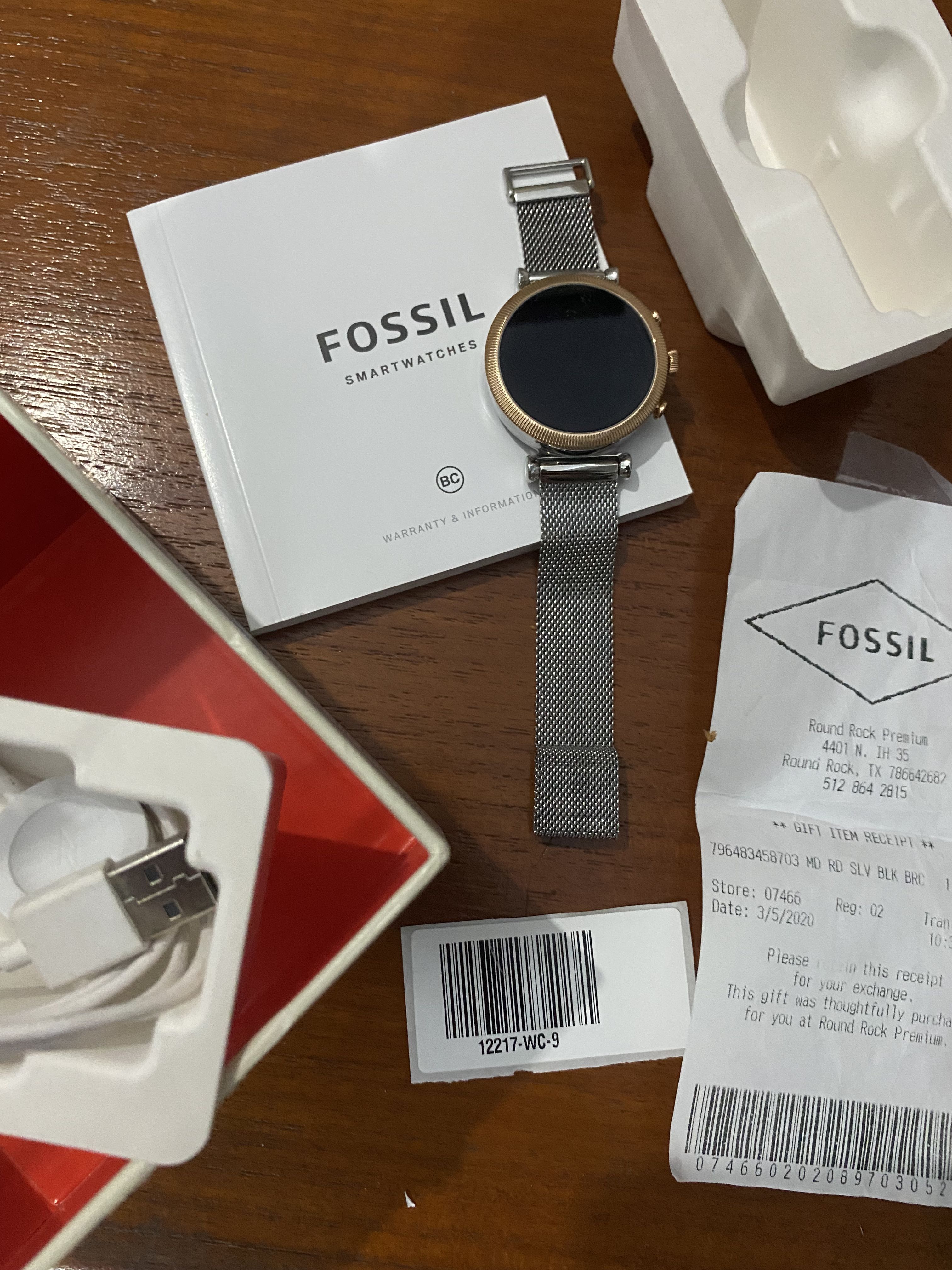 Fossil shop ftw 6043