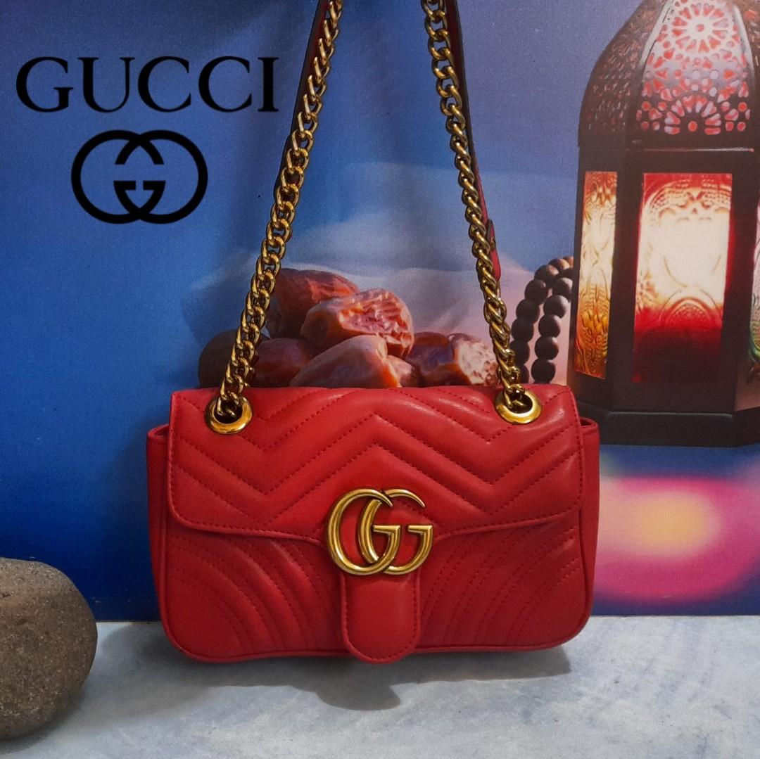 gucci bag women red