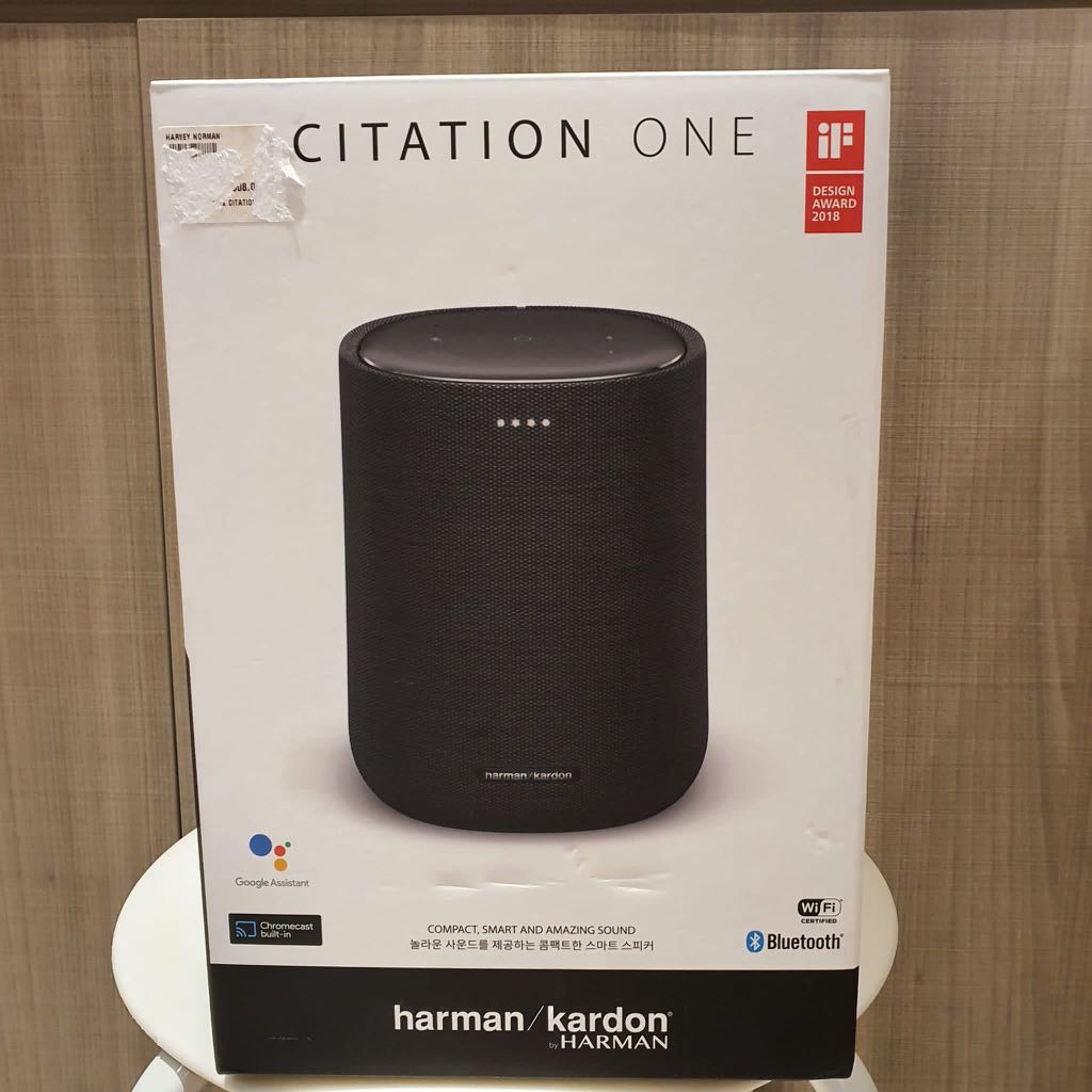 Harmon Kardon Citation One Wifi Bluetooth Wireless Google Assistant Smart Speaker