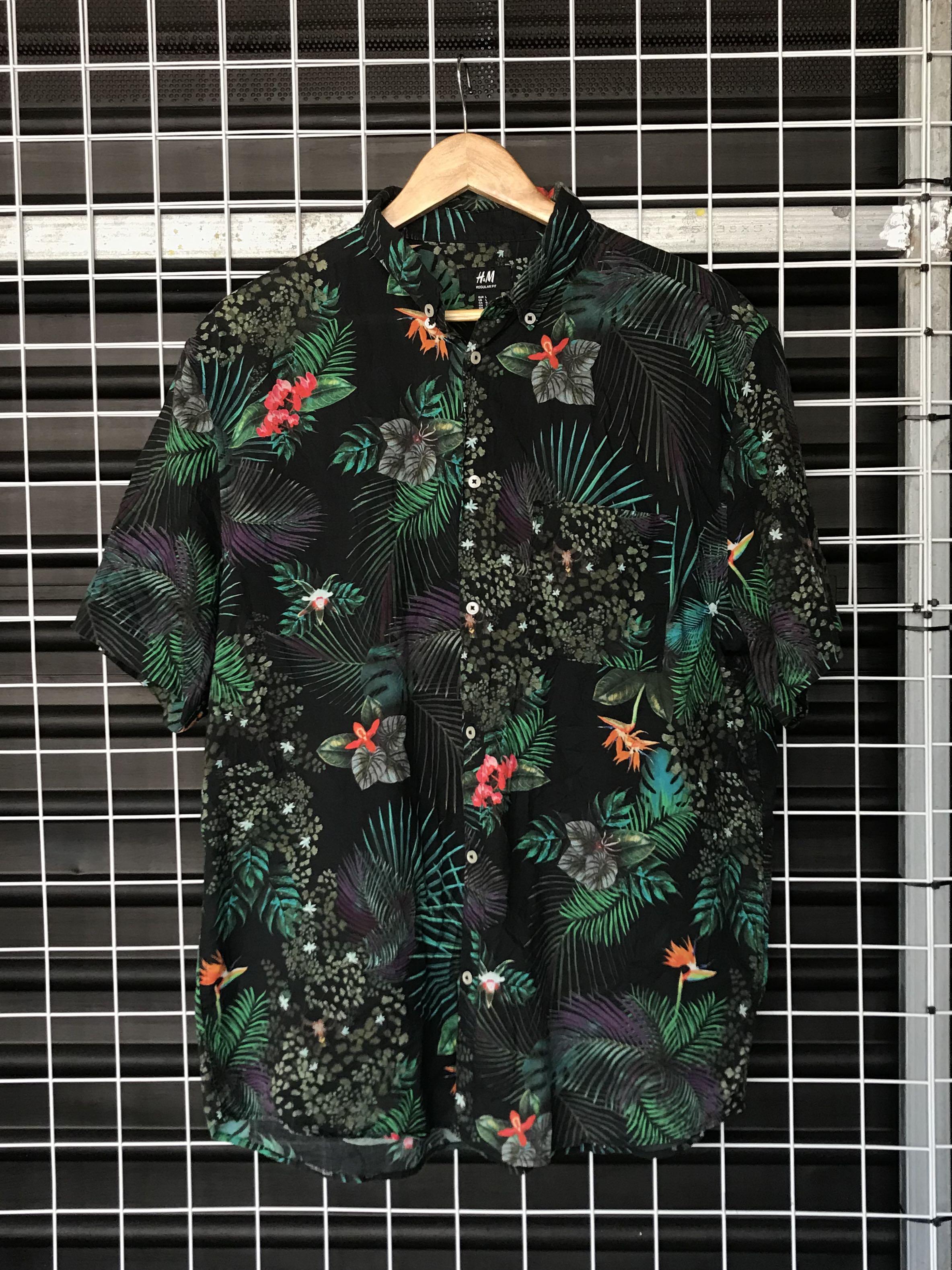 Hawaiian Shirt H\u0026M, Fesyen Pria 