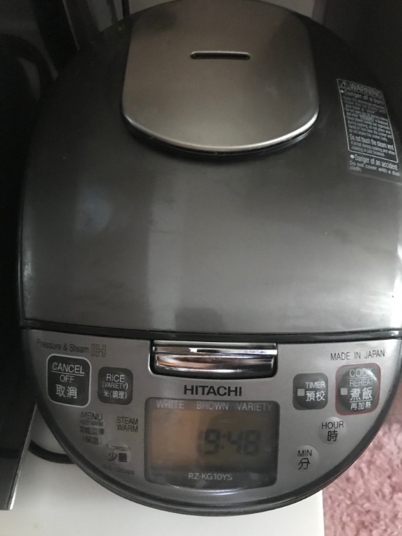 Hitachi Rice Cooker Model RZKG10YS (Made in Japan), TV & Home