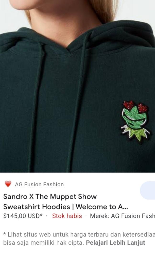 Sandro x the store muppet show sweatshirt