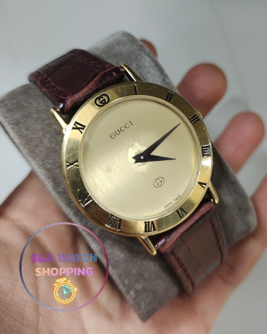 Jam Tangan Gucci 3000M Original Second 