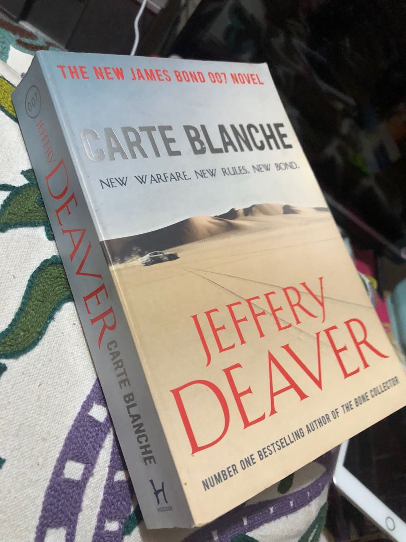James Bond 007 Novel "Carte Blanche", Hobbies & Toys, Books & Magazines