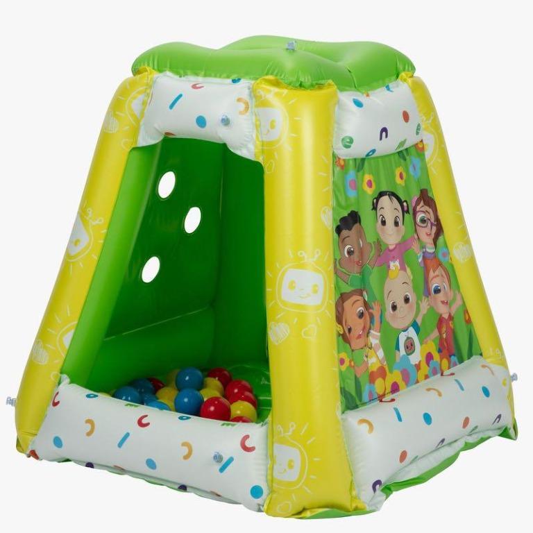[預訂2310] Jazwares CoComelon - Inflatable Playland with 20 Ball 吹氣波波池（20 ...