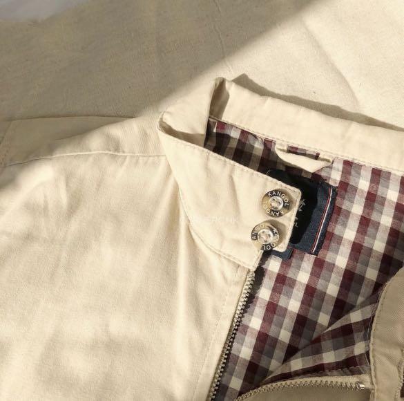 Kangol beige shop vintage jacket