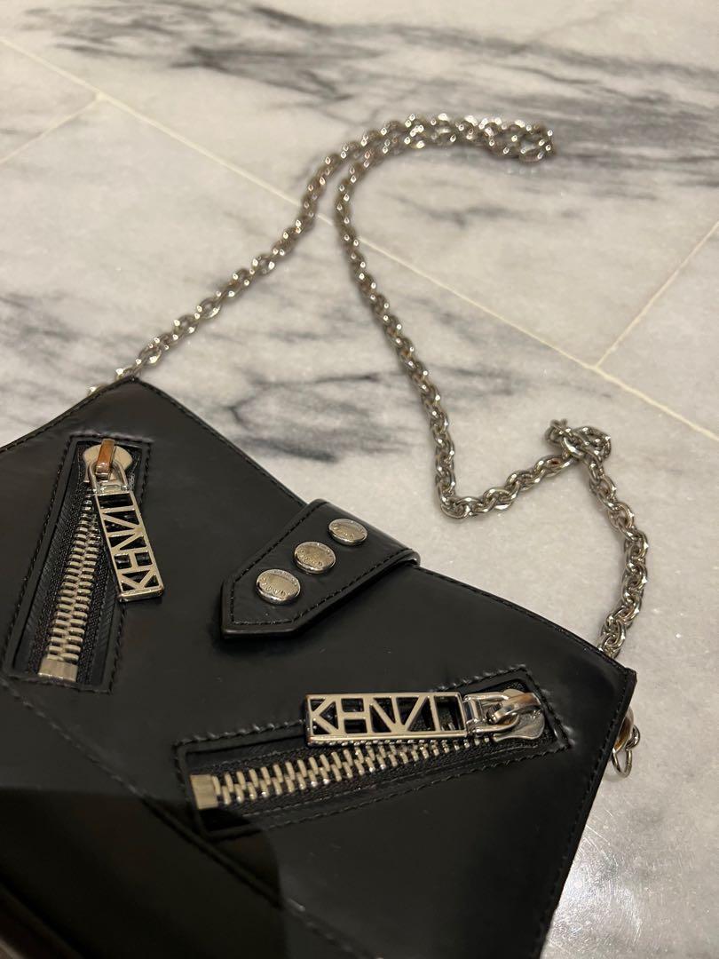Kenzo kalifornia wallet on chain in black