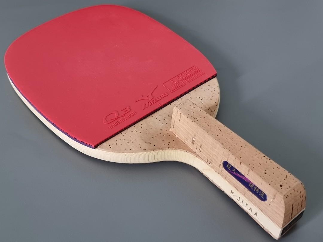 Kokutaku Japanese Hinoki Penhold table tennis racket, Sports Equipment
