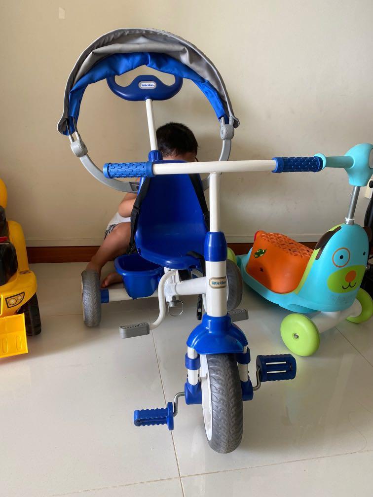 Little tikes tricycle with top handle