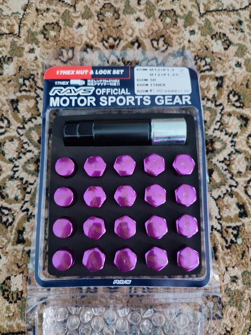 Lock Nut Rays nut tayar wheel nut, Auto Accessories on Carousell