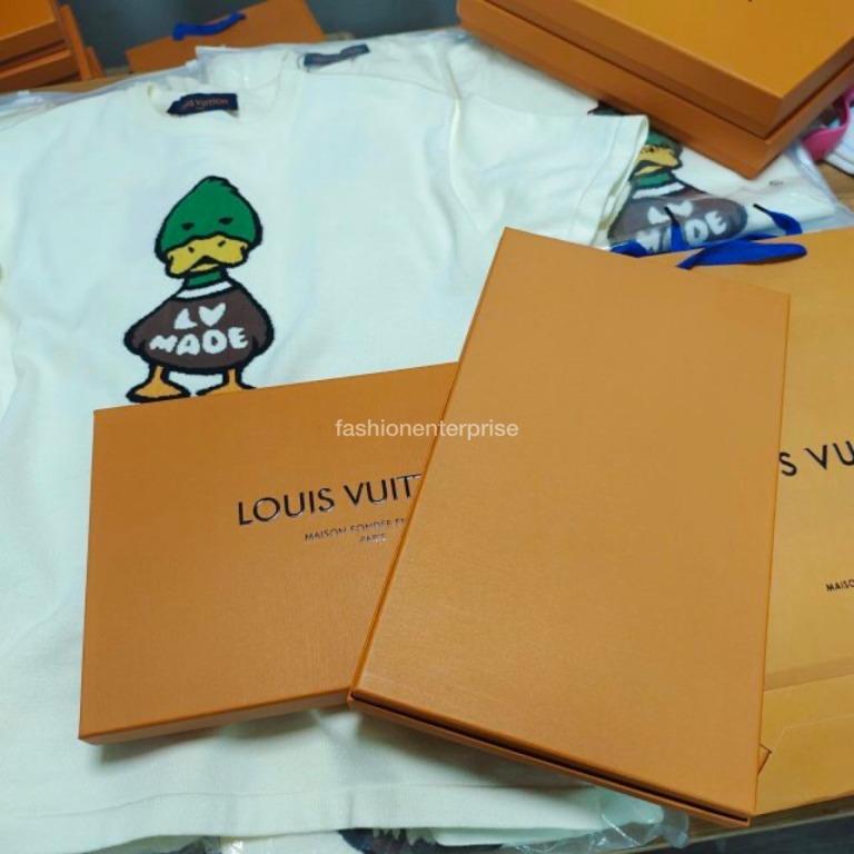 Louis Vuitton x Nigo 2 Duck Tee, Men's Fashion, Tops & Sets on Carousell