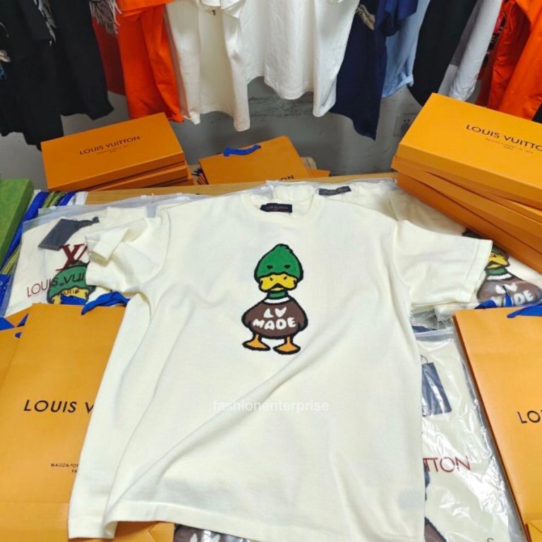 Louis Vuitton x Nigo 2 Duck Tee, Men's Fashion, Tops & Sets on Carousell