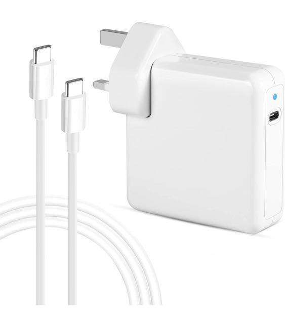 MacBook Pro Charger 61W USB-C Power Adapter for MacBook Pro 14 13 Inch  Compatible with 67W 30W Mac Book Air 2020 2019 2018, MacBook Charger USB C  with