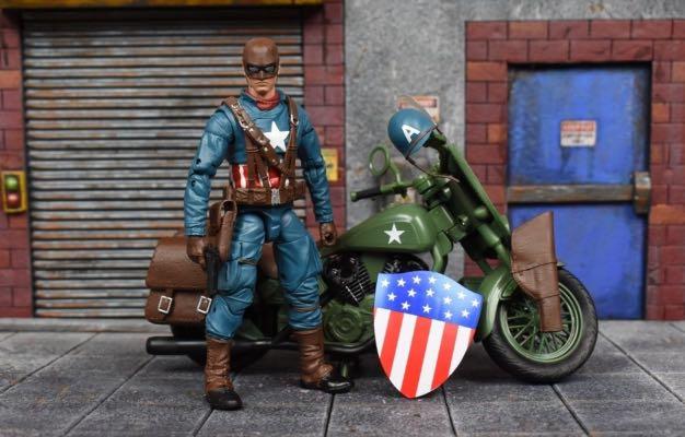 Marvel legends ww2 captain shop america motorcycle