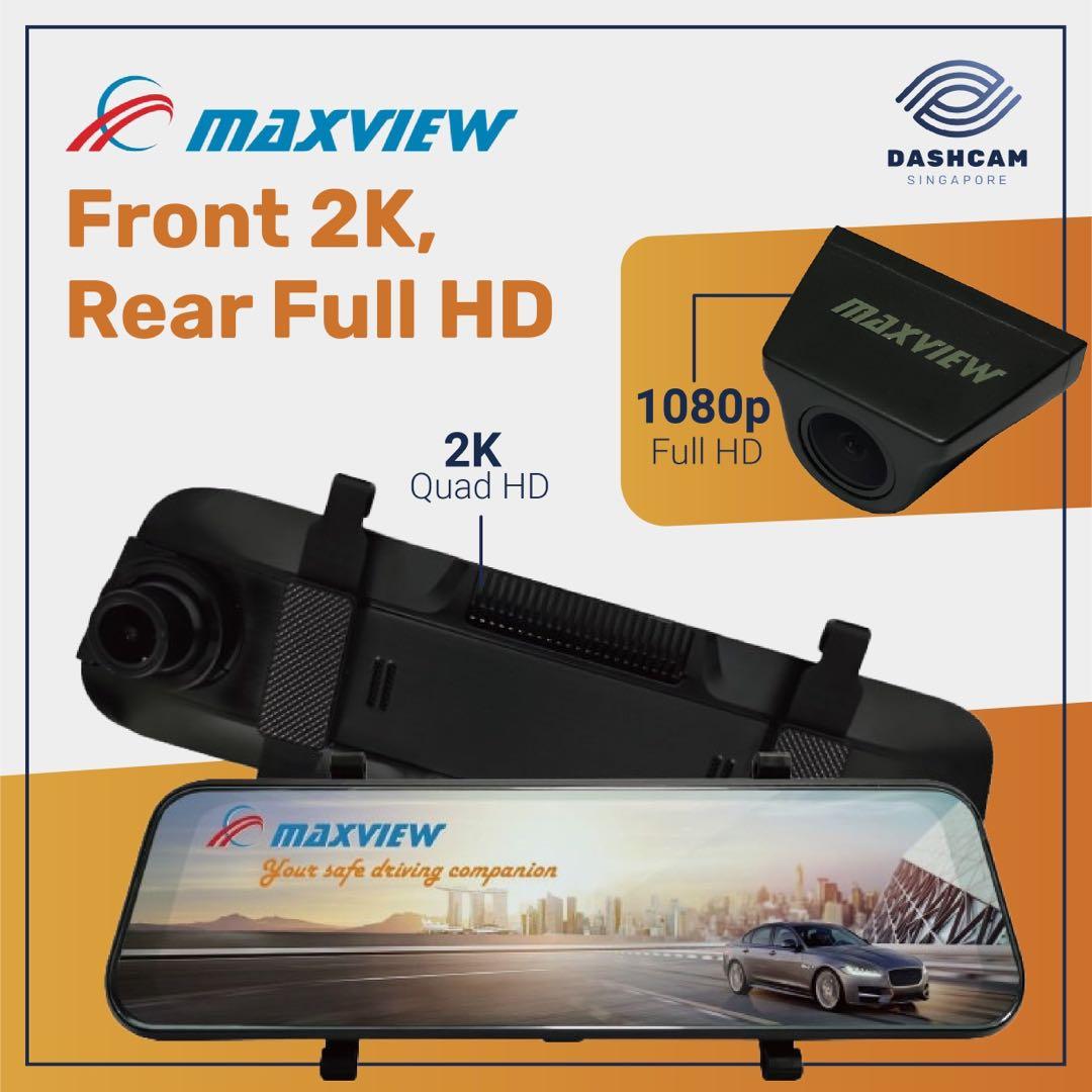 Maxview M2K Digital Rearview Mirror [Product of Singapore] Mirror