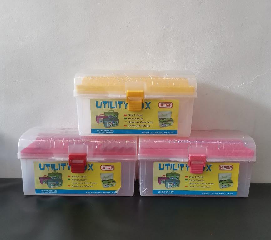 Medical Utility Box (Tackle Box) (Category: Medical Supplies & Tools) located in Manila. Submitted by theunoshop (Listing ID 1151080325, Image 1). Description: Made in Plastic Strong Capacity Elegant and Classy Design Durable and Affordable.