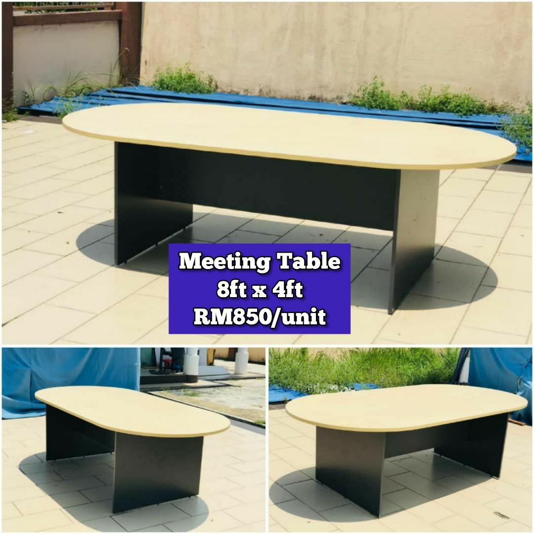 Meeting Table(8ft x 4ft) Furniture., Furniture & Home Living, Furniture on Carousell