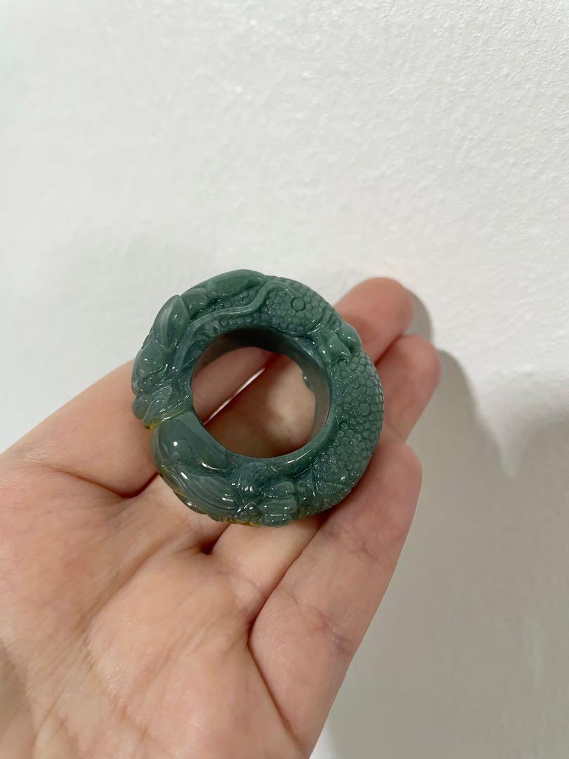 Dragon shop jade ring