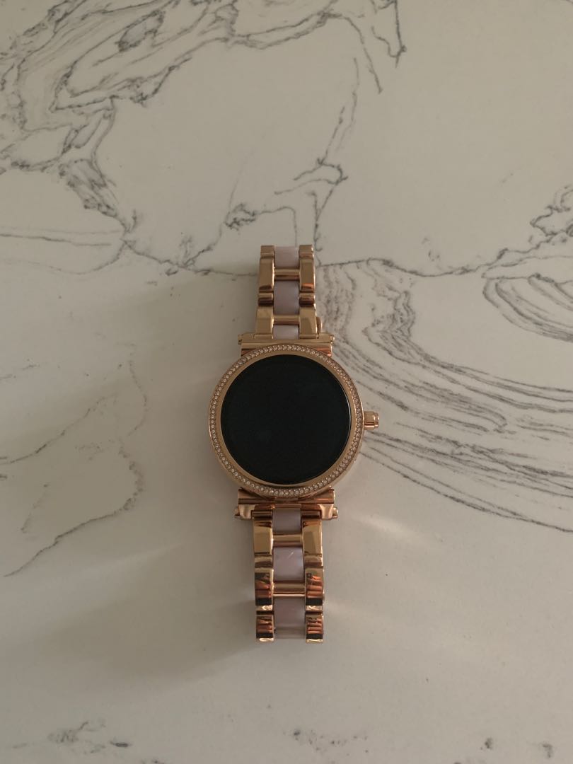 Michael kors access sofie rose gold discount