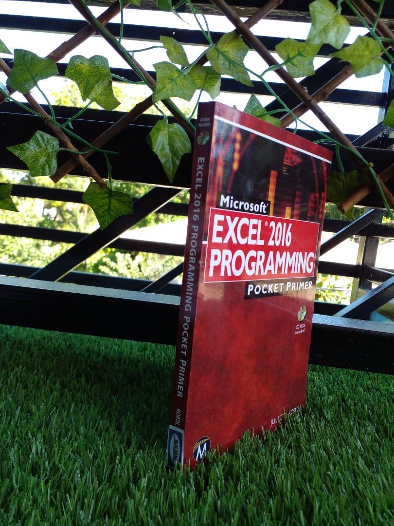 Microsoft Excel 2016 Programming Pocket Primer, Hobbies & Toys, Books ...