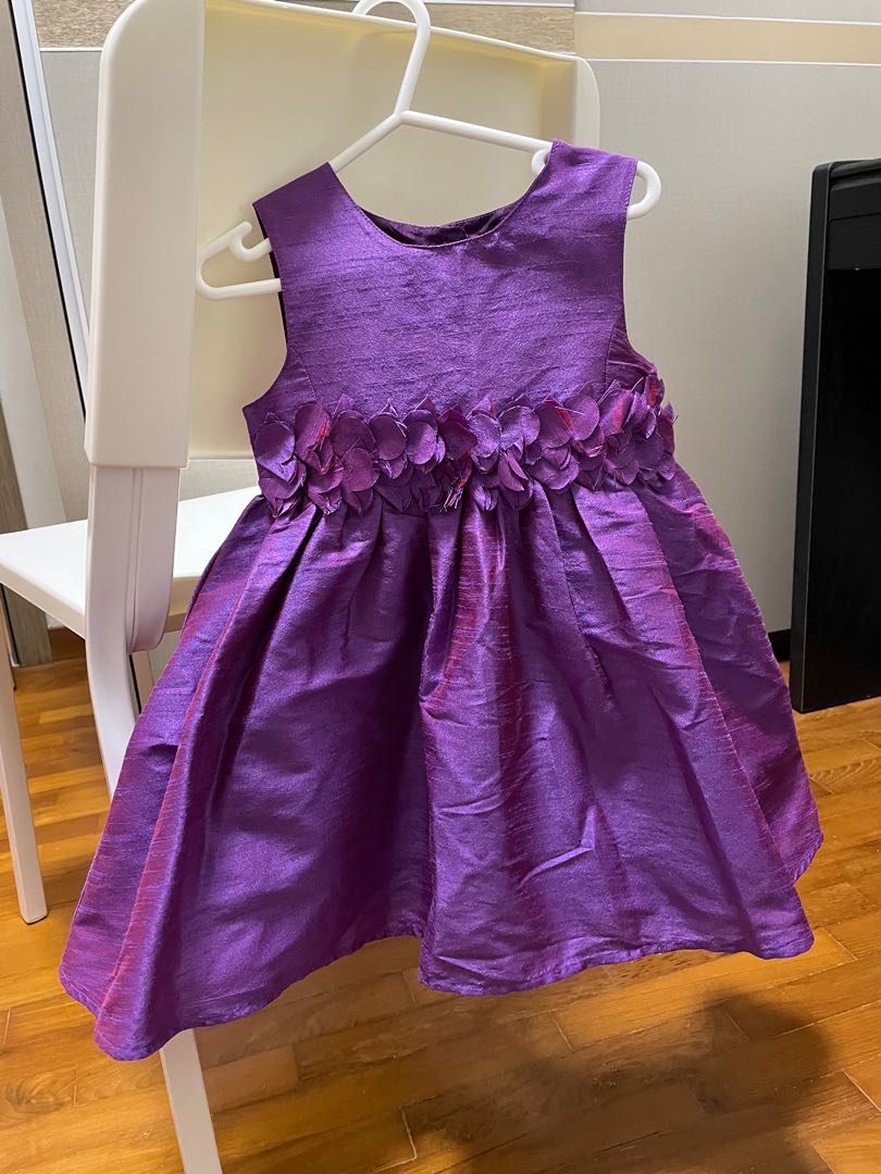 Mothercare Baby Girls Lilac Tiered Dress Mothercare Age 18-24 Months 