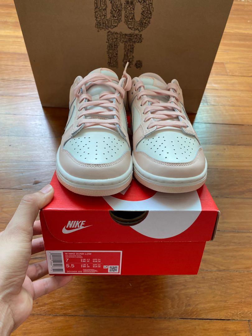 jordan low orange pearl