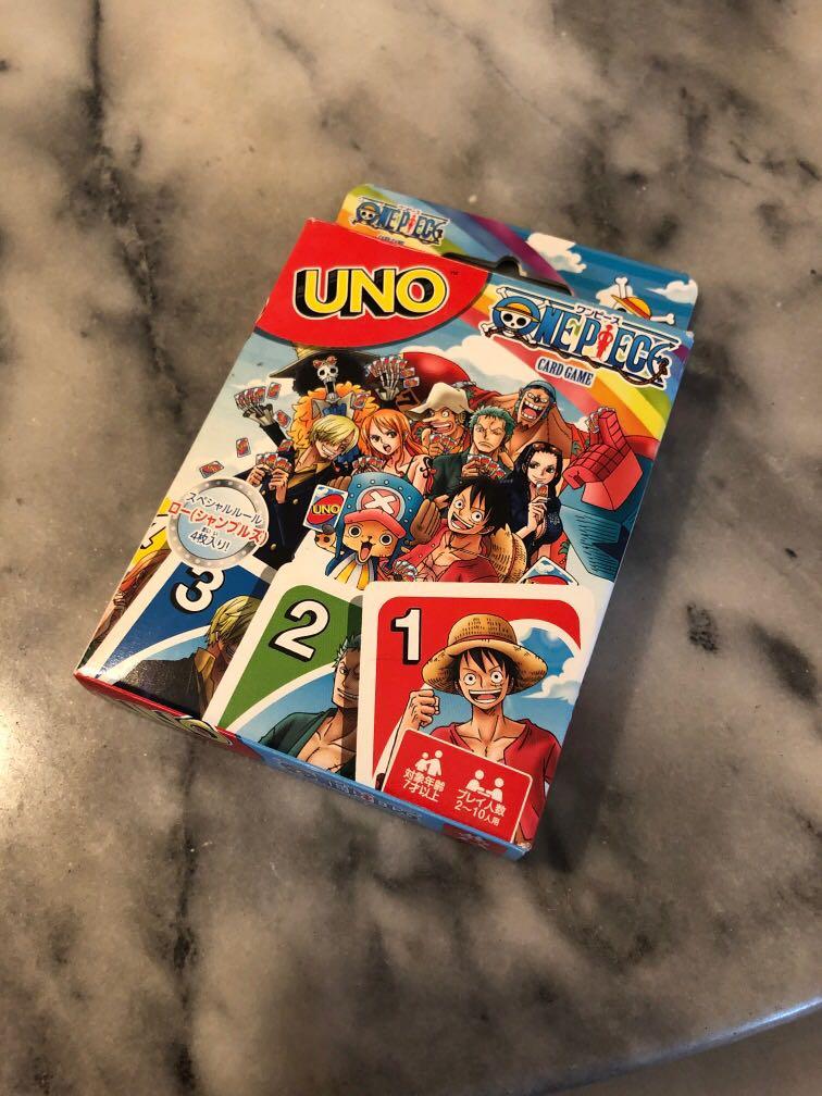One Piece Uno Card Game Hobbies Toys Toys Games On Carousell