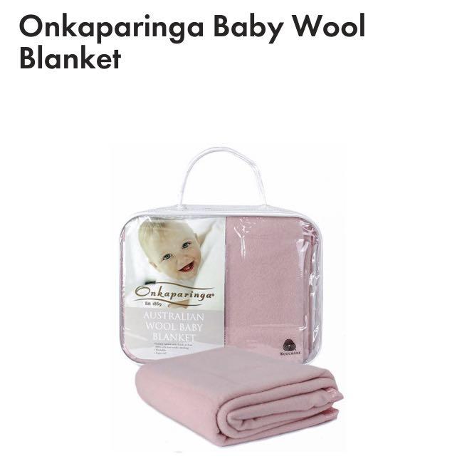 Onkaparinga Australian Wool Baby Blanket, Babies & Kids, Babies & Kids