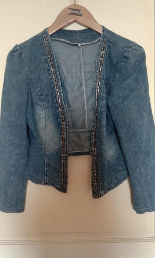 Outer jeans, Fesyen Wanita, Pakaian 