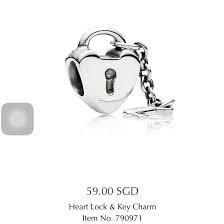 Lock and hotsell key charms