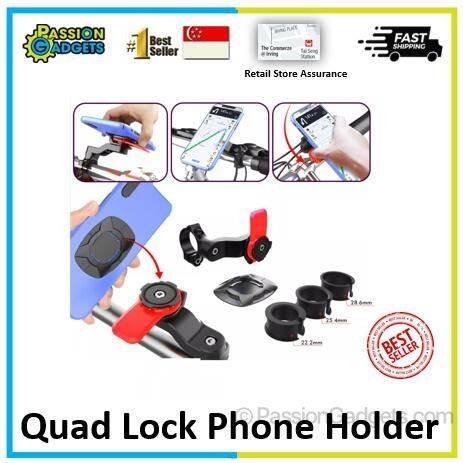 PassionGadgets Quad Lock Phone Holder bicycle Motorcycle motor