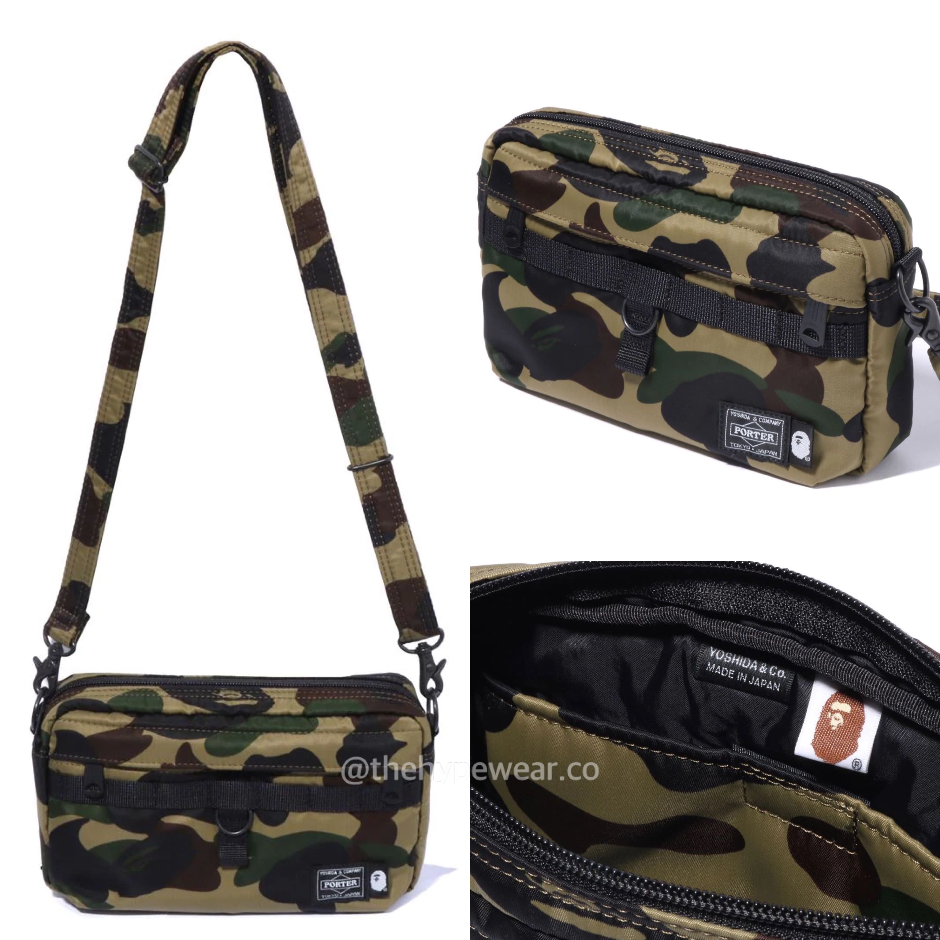 Bape porter 1st camo shoulder bag hot sale