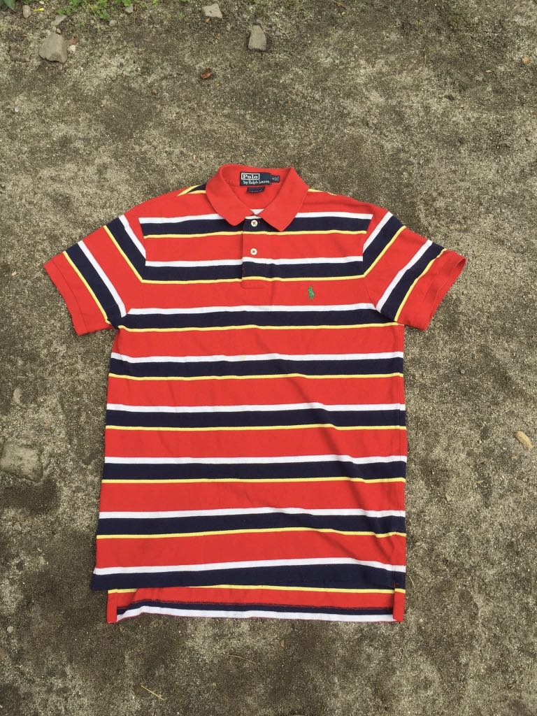 Ralph Lauren Polo Shirt Stripes, Men's Fashion, Tops & Sets, Tshirts